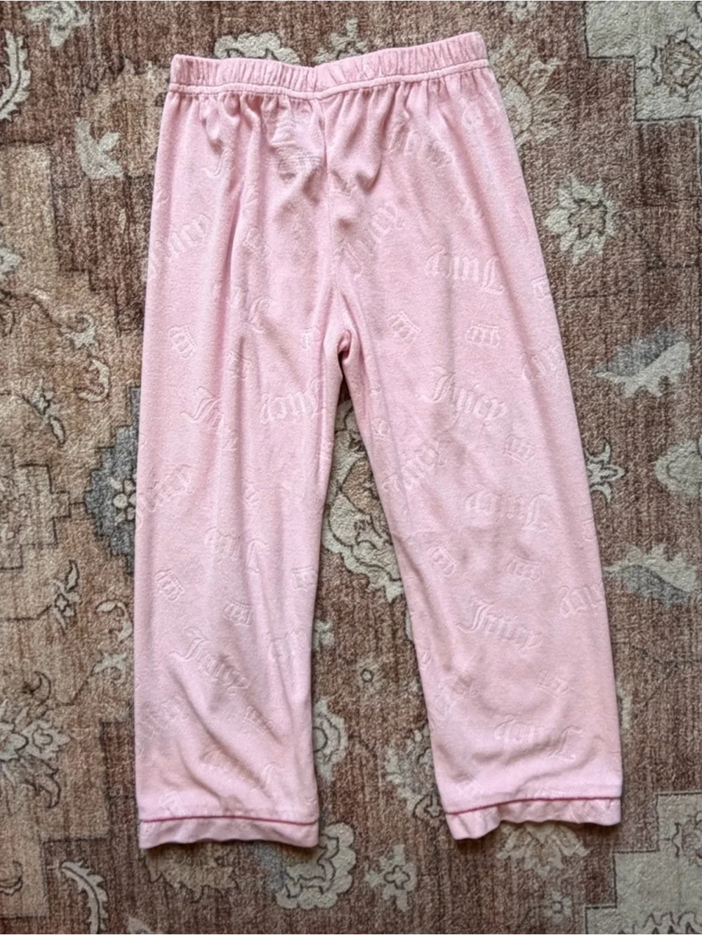 Juicy Couture Light Pink Girls' Pajama Bottoms